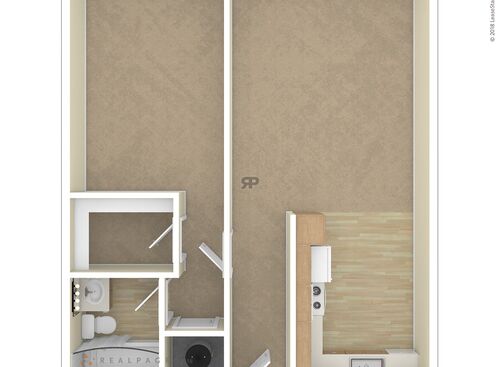 1 Bedroom: Beds - 1: Baths - 1: SqFt Range - 590 to 590