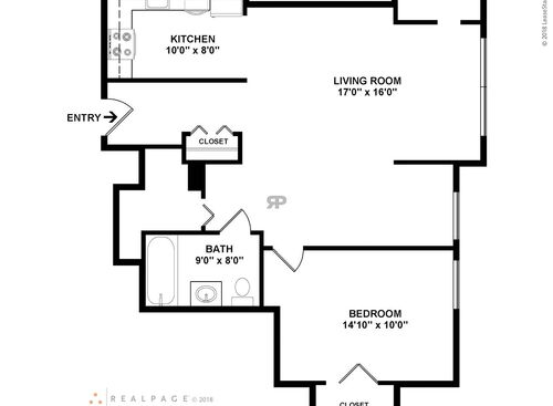2 Bedroom: Beds - 2: Baths - 1: SqFt Range - 888 to 888