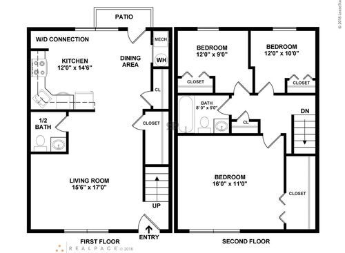 4 Bedroom: Beds - 4: Baths - 2: SqFt Range - 1288 to 1288