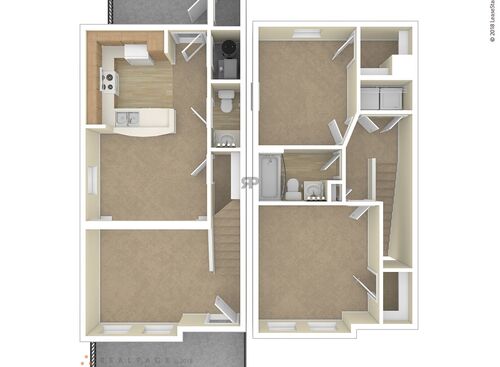 2 Bedroom: Beds - 2: Baths - 1: SqFt Range - 830 to 830