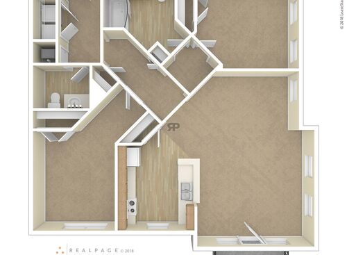 2 Bedroom: Beds - 2: Baths - 1.5: SqFt Range - 1138 to 1138