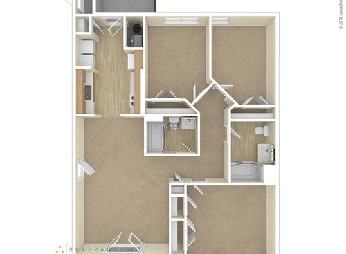 3 Bedroom: Beds - 3: Baths - 2: SqFt Range - 1204 to 1204