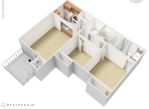 Bluewater Village - Plan B 2 Bed/2 Bath - 2 bed - 2 bath - 830 sf