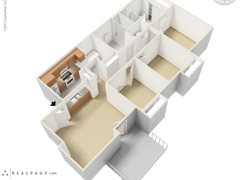 Bluewater Village - Plan E 3 Bed/2 Bath - 3 bed - 2 bath - 989 sf