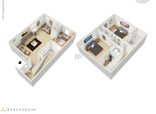 Manzano Vista Apartments - 2 Bed 1.5 Bath Townhouse - 2 bed - 1.5 bath - 975 sf