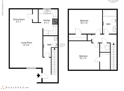 Manzano Vista Apartments - 2 Bed 1.5 Bath Townhouse - 2 bed - 1.5 bath - 975 sf