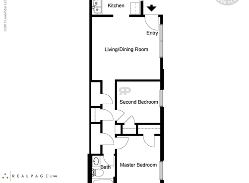 Trans Mountain Apartments - 2 Bedroom 1 Bath - 2 bed - 1 bath - 665 sf