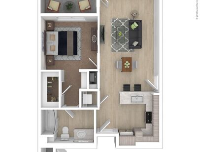 1 Bed 1 Bath: Beds - 1: Baths - 1: SqFt Range - 762 to 762