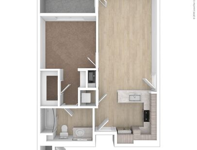 1 Bed 1 Bath: Beds - 1: Baths - 1: SqFt Range - 762 to 762