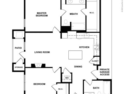 2 Bed 2 Bath: Beds - 2: Baths - 2: SqFt Range - 1080 to 1080