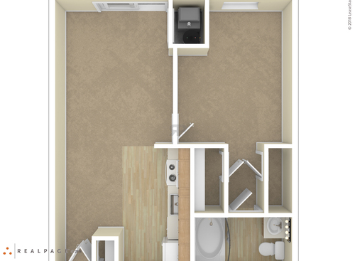 1 Bedroom: Beds - 1: Baths - 1: SqFt Range - 600 to 600