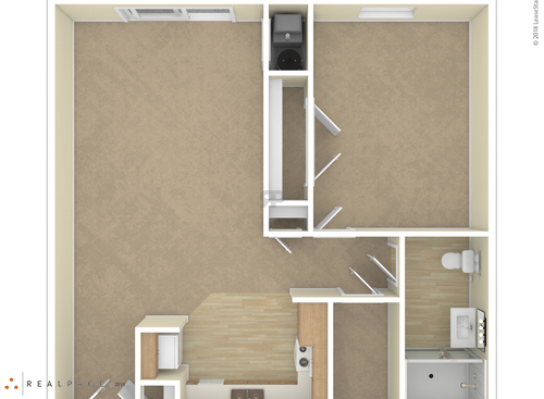 1 Bedroom: Beds - 1: Baths - 1: SqFt Range - 600 to 600