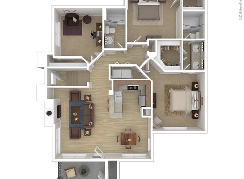 Devonshire-R: Beds - 3: Baths - 2: SqFt Range - 1402 to 1402