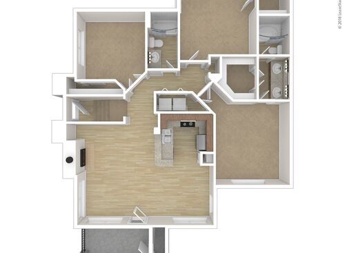 Devonshire-R: Beds - 3: Baths - 2: SqFt Range - 1402 to 1402