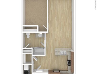 A1: Beds - 1: Baths - 1: SqFt Range - 736 to 736