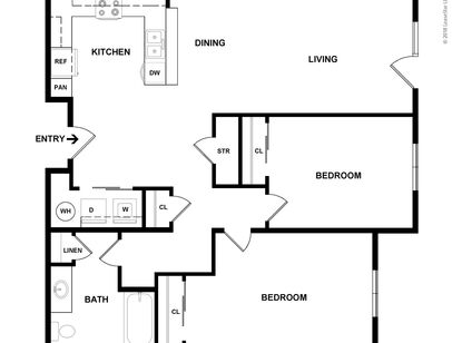 B2: Beds - 2: Baths - 1: SqFt Range - 1054 to 1054