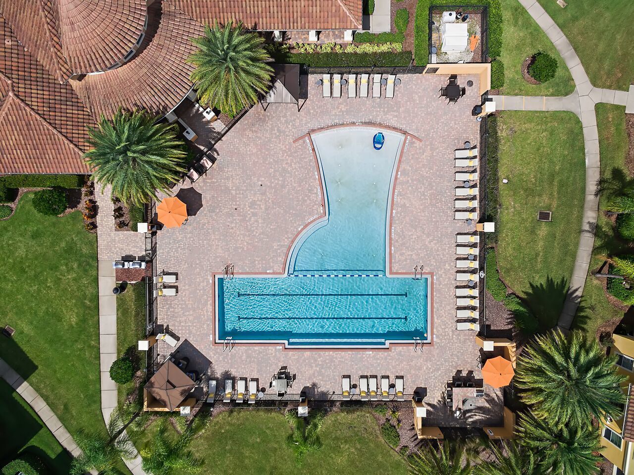 Aerial View of Pool