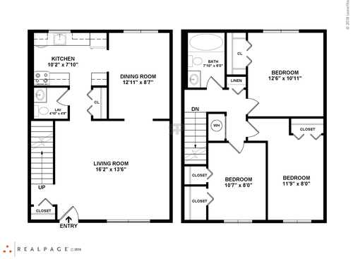 3 Bedroom: Beds - 3: Baths - 1: SqFt Range - 700 to 700