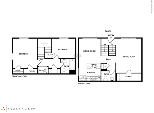 2 Bedroom: Beds - 2: Baths - 1: SqFt Range - 896 to 896