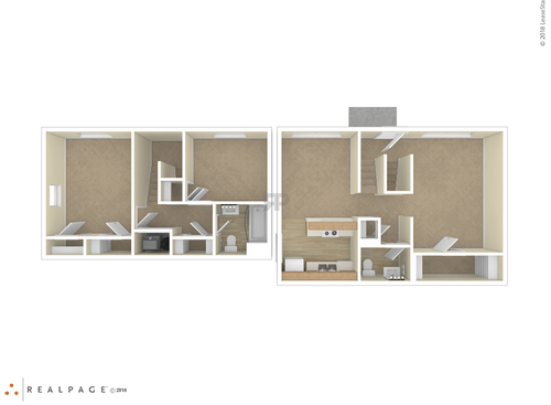 2 Bedroom: Beds - 2: Baths - 1: SqFt Range - 896 to 896
