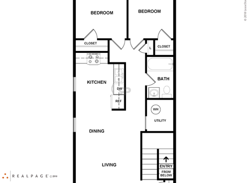 2 Bedroom: Beds - 2: Baths - 1: SqFt Range - 500 to 500