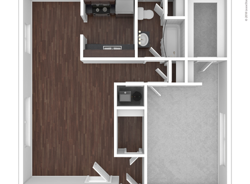 Winchester (1 Bedroom / 1 Bath: Beds - 1: Baths - 1: SqFt Range - 745 to 745