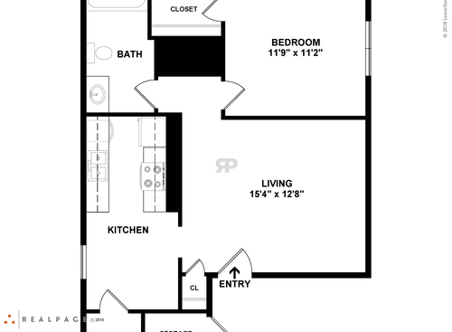 1 Bedroom: Beds - 1: Baths - 1: SqFt Range - 500 to 500
