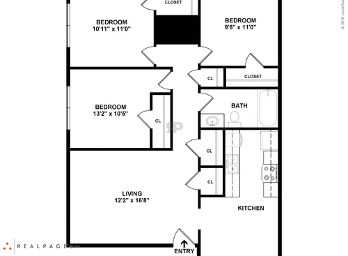 3 Bedroom: Beds - 3: Baths - 1: SqFt Range - 500 to 500