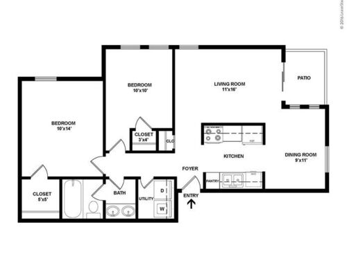 Martinique: Beds - 2: Baths - 1: SqFt Range - 1180 to 1180