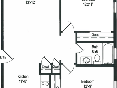 B1: Beds - 2: Baths - 1: SqFt Range - 772 to 772