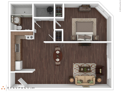 The Strands: Beds - 1: Baths - 1: SqFt Range - 540 to 540