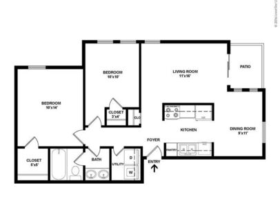 Martinique: Beds - 2: Baths - 1: SqFt Range - 1180 to 1180