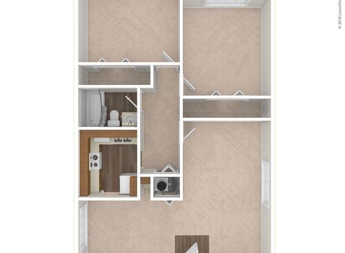 The Belmont: Beds - 2: Baths - 1: SqFt Range - 930 to 930