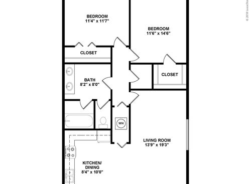 The Byland: Beds - 2: Baths - 1: SqFt Range - 979 to 979