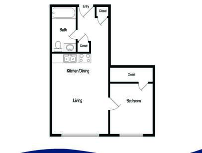 Studio: Beds - Studio: Baths - 1: SqFt Range - 550 to 550
