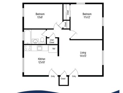 B1: Beds - 2: Baths - 1: SqFt Range - 690 to 690