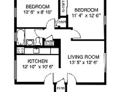 B1: Beds - 2: Baths - 1: SqFt Range - 690 to 690
