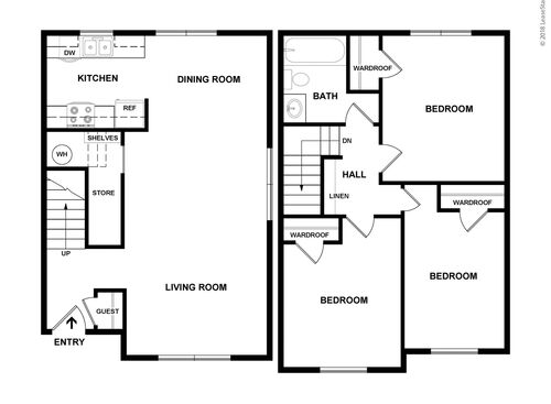 3BR: Beds - 3: Baths - 1: SqFt Range - 950 to 950