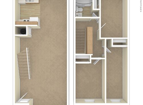 3 Bedroom: Beds - 3: Baths - 1: SqFt Range - 950 to 950