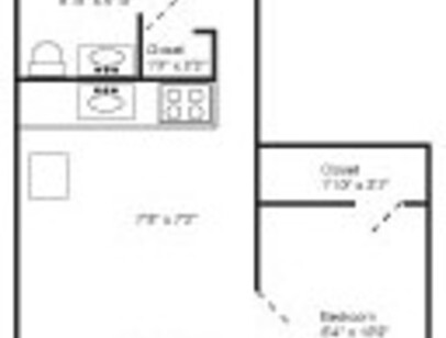 Studio: Beds - Studio: Baths - 1: SqFt Range - 550 to 550