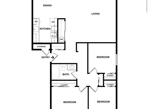 3BR: Beds - 3: Baths - 1: SqFt Range - 1089 to 1089