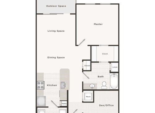 The Note: Beds - 1: Baths - 1: SqFt Range - 840 to 840