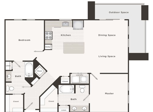 The Opera: Beds - 2: Baths - 2: SqFt Range - 1185 to 1185
