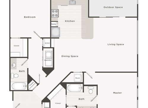 The Ballad: Beds - 2: Baths - 2: SqFt Range - 1325 to 1325