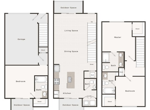 The Symphony: Beds - 3: Baths - 3: SqFt Range - 1597 to 1597