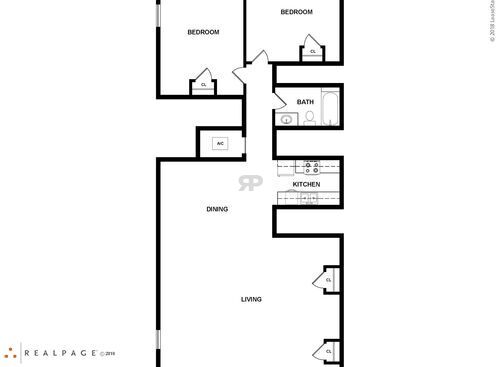 Auburn Place - 2 Bedroom-Upstairs - 2 bed - 1 bath - 830 sf