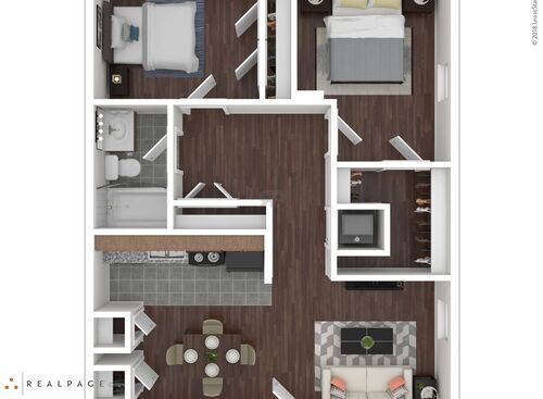 Auburn Place - 2 Bedroom-Downstairs - 2 bed - 1 bath - 830 sf