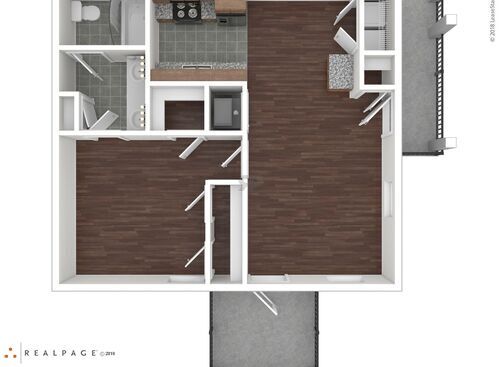 1 Bedroom: Beds - 1: Baths - 1: SqFt Range - 743 to 743