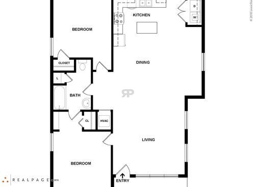 2H | 2 Bedroom, 1 Bath: Beds - 2: Baths - 1: SqFt Range - 1129 to 1129
