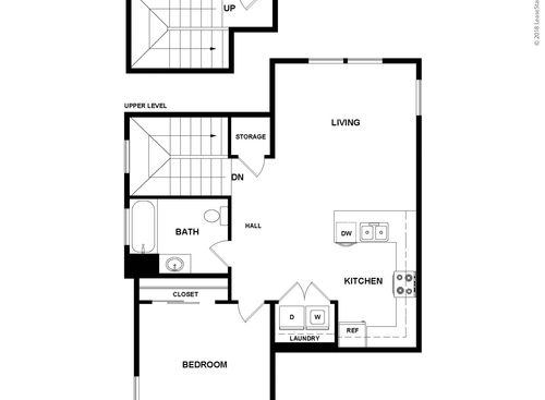 Oak Park 3 - One Bedroom One Bath - 1 bed - 1 bath - 803 sf